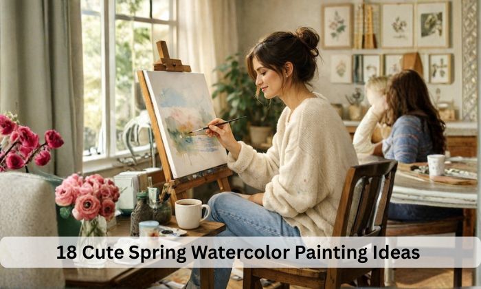 18 Cute Spring Watercolor Painting Ideas