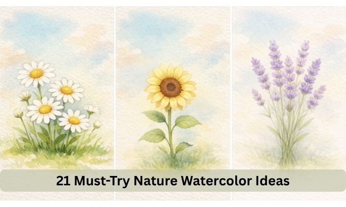 21 Must-Try Nature Watercolor Ideas